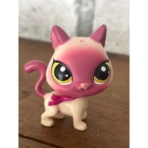 Littlest Pet Shop LPS #236 Rosalee Pointer Pink Siamese Kitty Cat